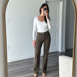 Abercrombie and fitch brown jeans size 25 L